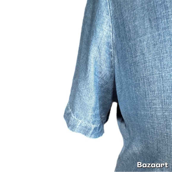 Blue Denim Maxi Dress - Picture 5 of 6